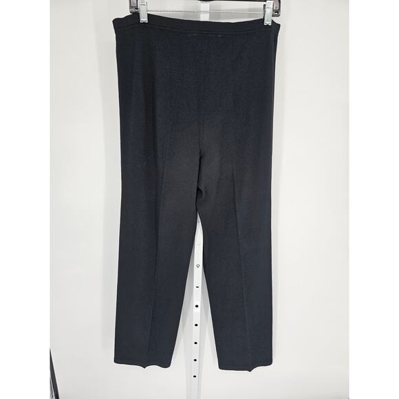 Jones New York Women's Black High Rise Rayon-Nylon Elastic Waist Pant Size L - Picture 4 of 4